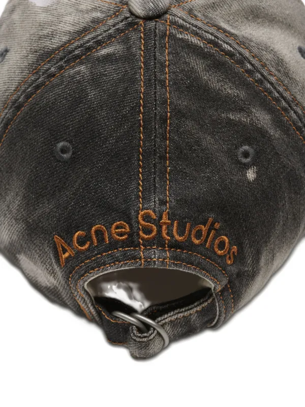 Acne Studios Distressed Cap | Grey | FARFETCH ZA