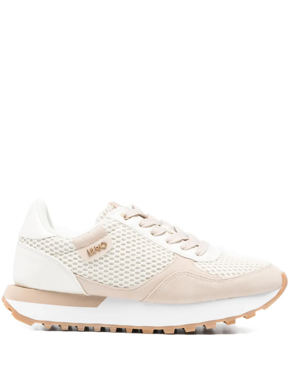 LIU JO mesh-panel sneakers Neutrals