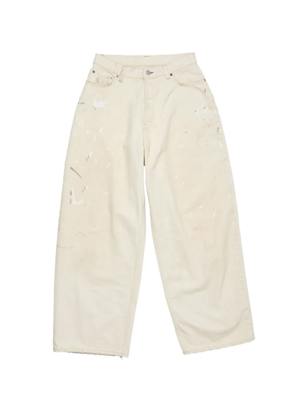 Acne Studios Jeans con applicazione logo 2023 - Bianco