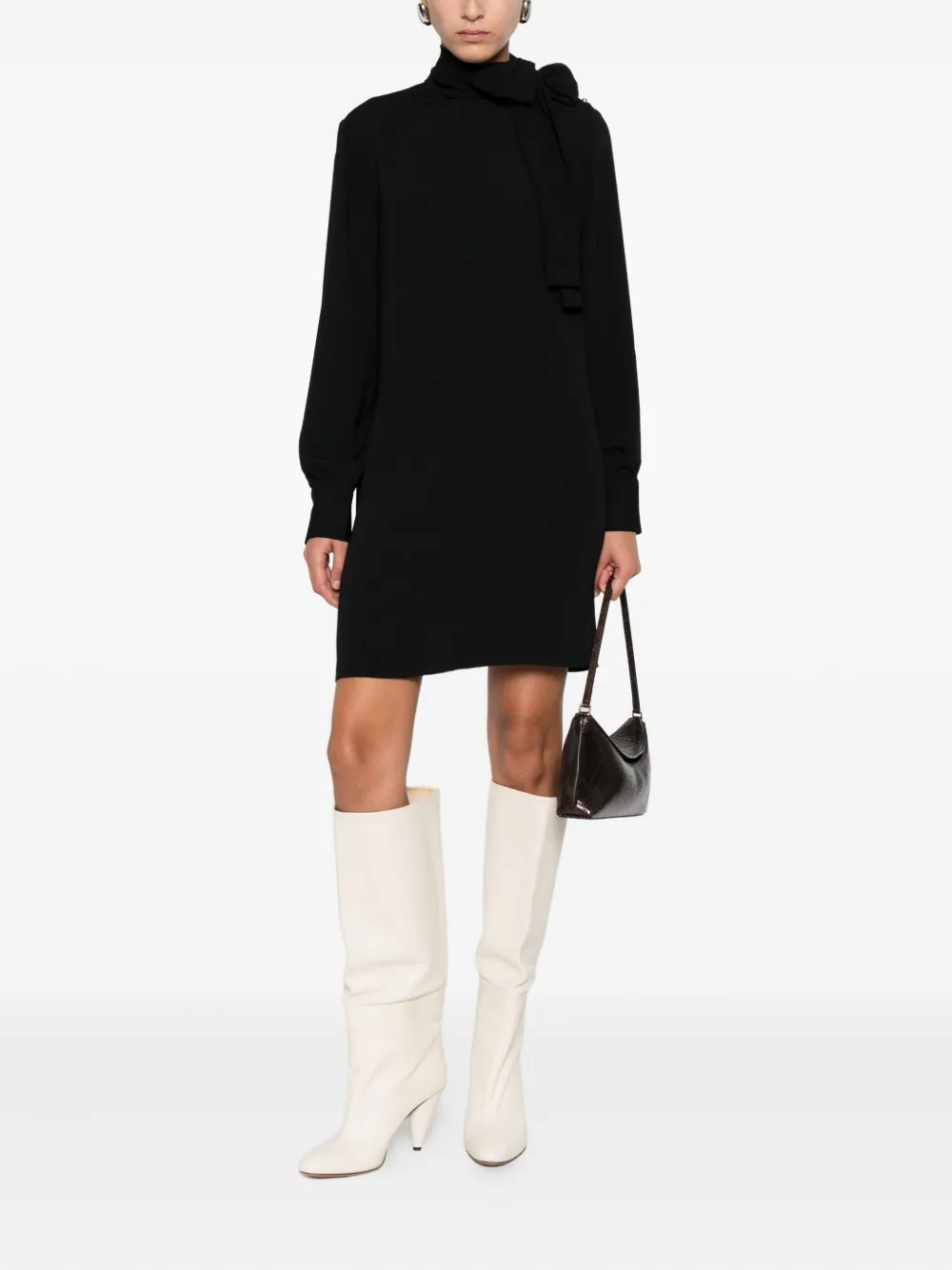 LIU JO crepe dress - Zwart
