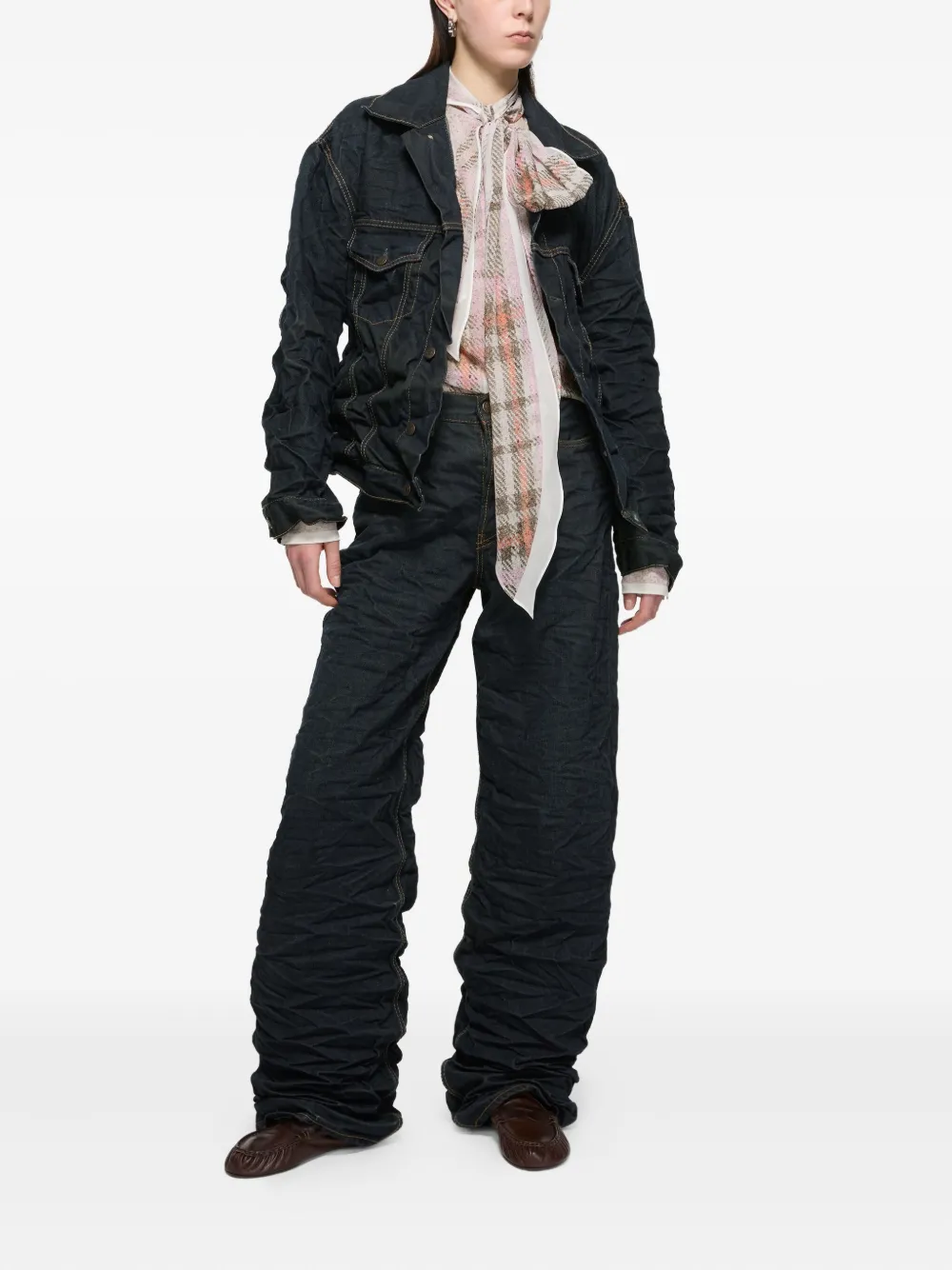 Acne Studios 1981 jeans met logopatch - Blauw