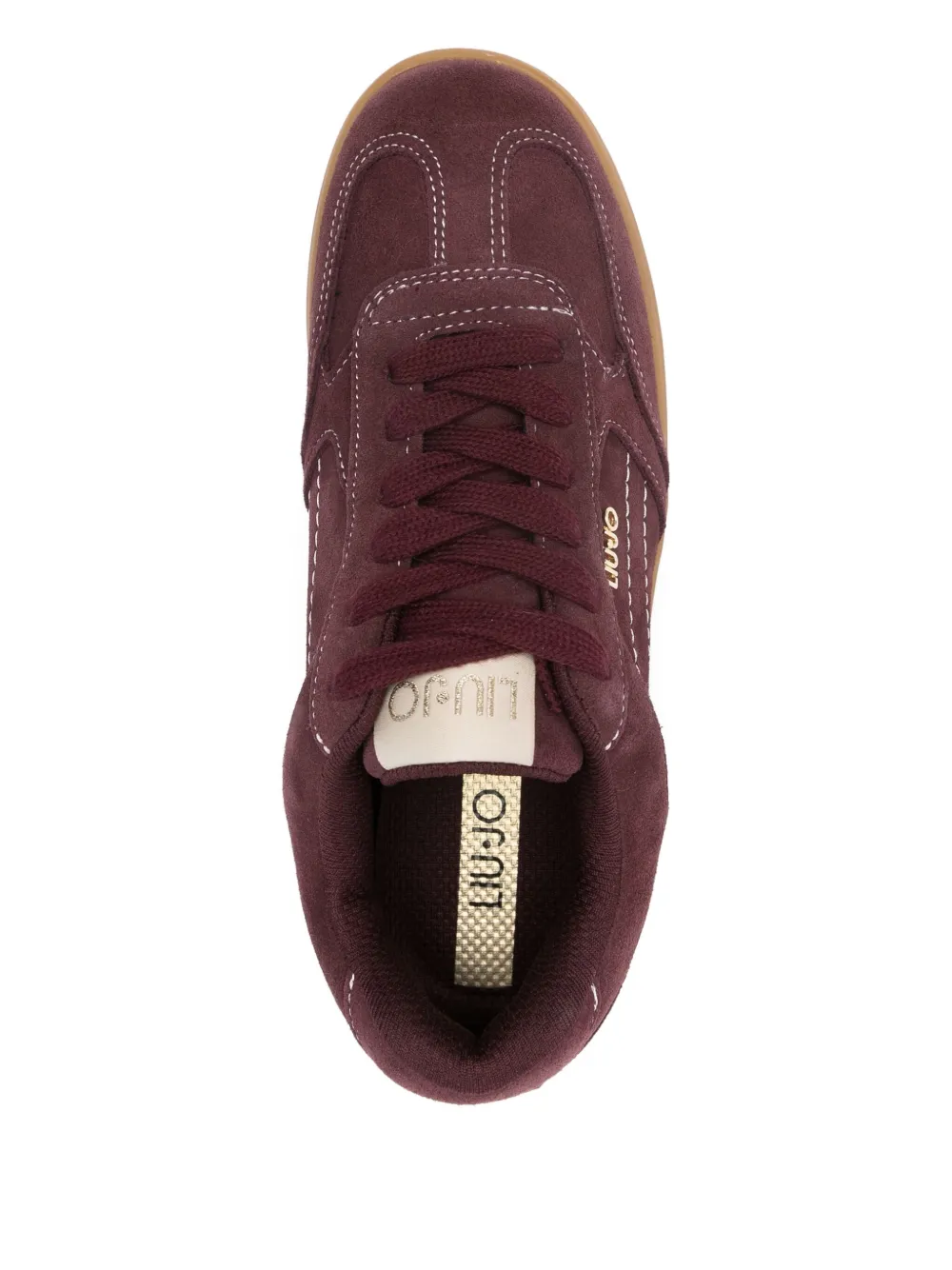 LIU JO suede panelled sneakers Red