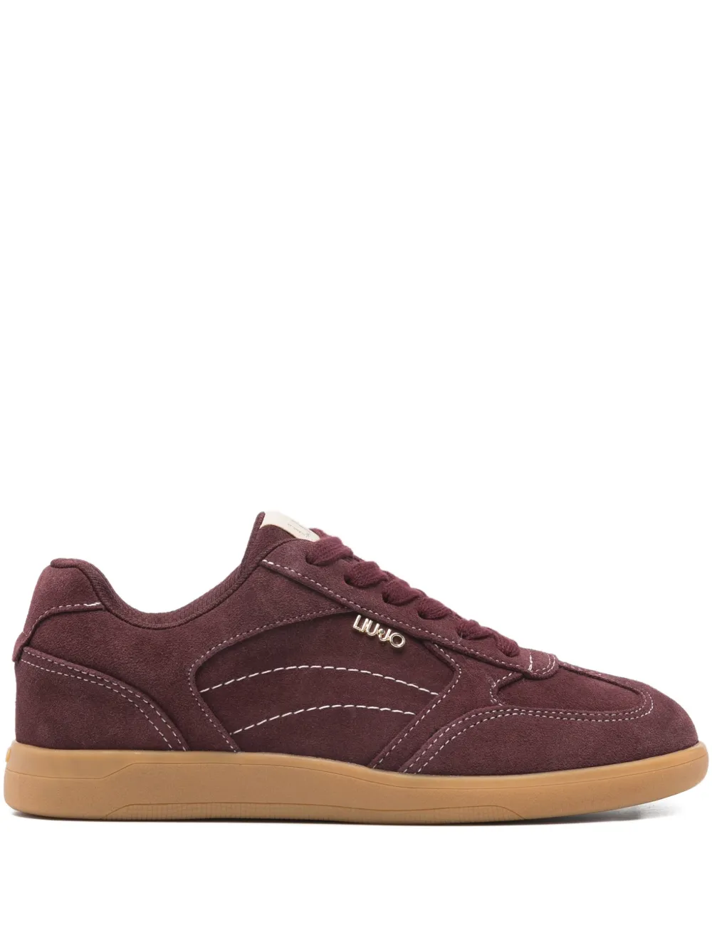 LIU JO suede panelled sneakers Red