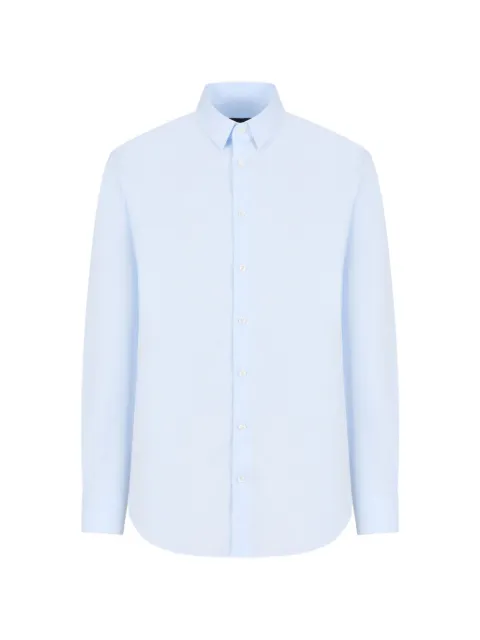 Giorgio Armani button-down shirt in fluid stretch fabric