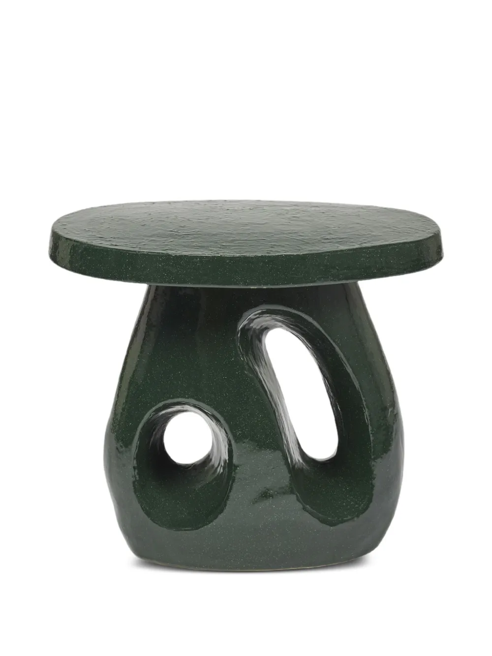 Serax Amé oval-top side table | Green | Image 1