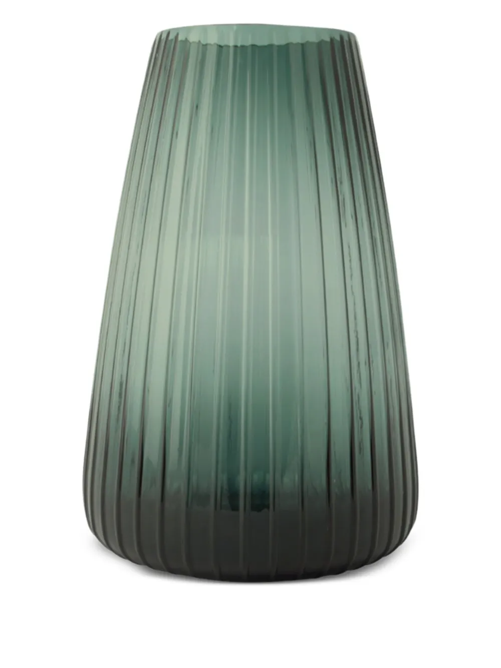 XLBoom large Dim Stripe vase | Green | Image 1