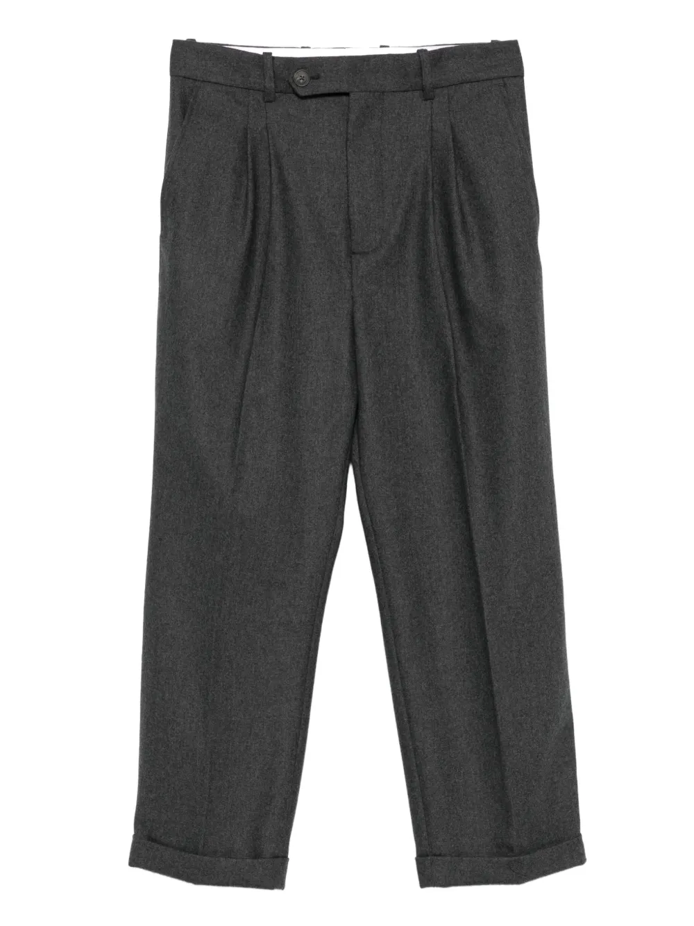 Drôle De Monsieur virgin wool blend straight-leg trousers | Grey | Image 1