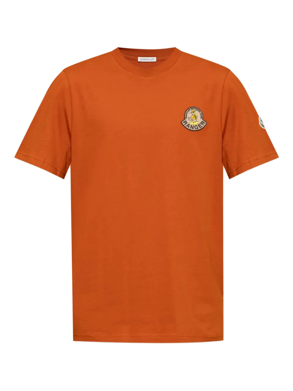 Moncler playera con parche del logo | naranja | Image 1