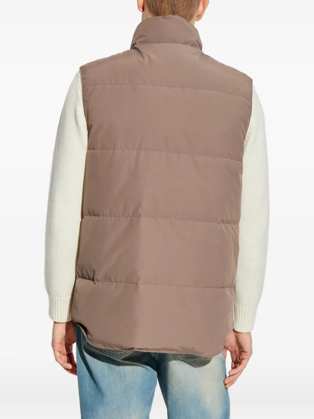 Canada Goose Garson bodywarmer met drukknoopsluiting Beige