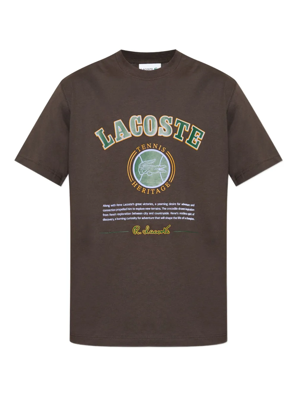 Lacoste グラフィック Tシャツ - ブラウン Lacoste グラフィック Tシャツ - ブラウン