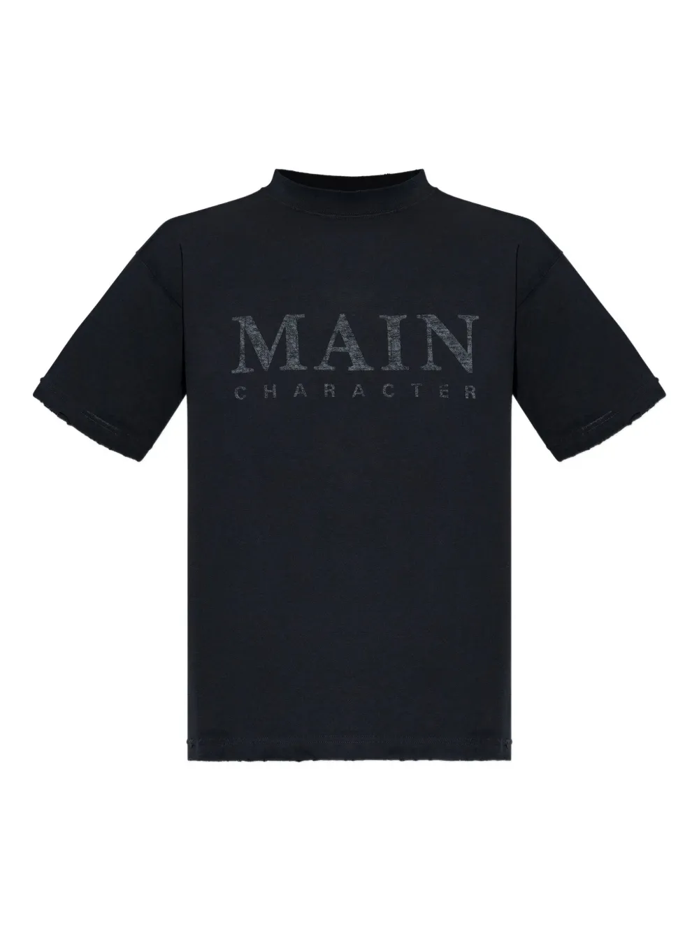 Balenciaga playera con estampado gráfico | negro | Image 1