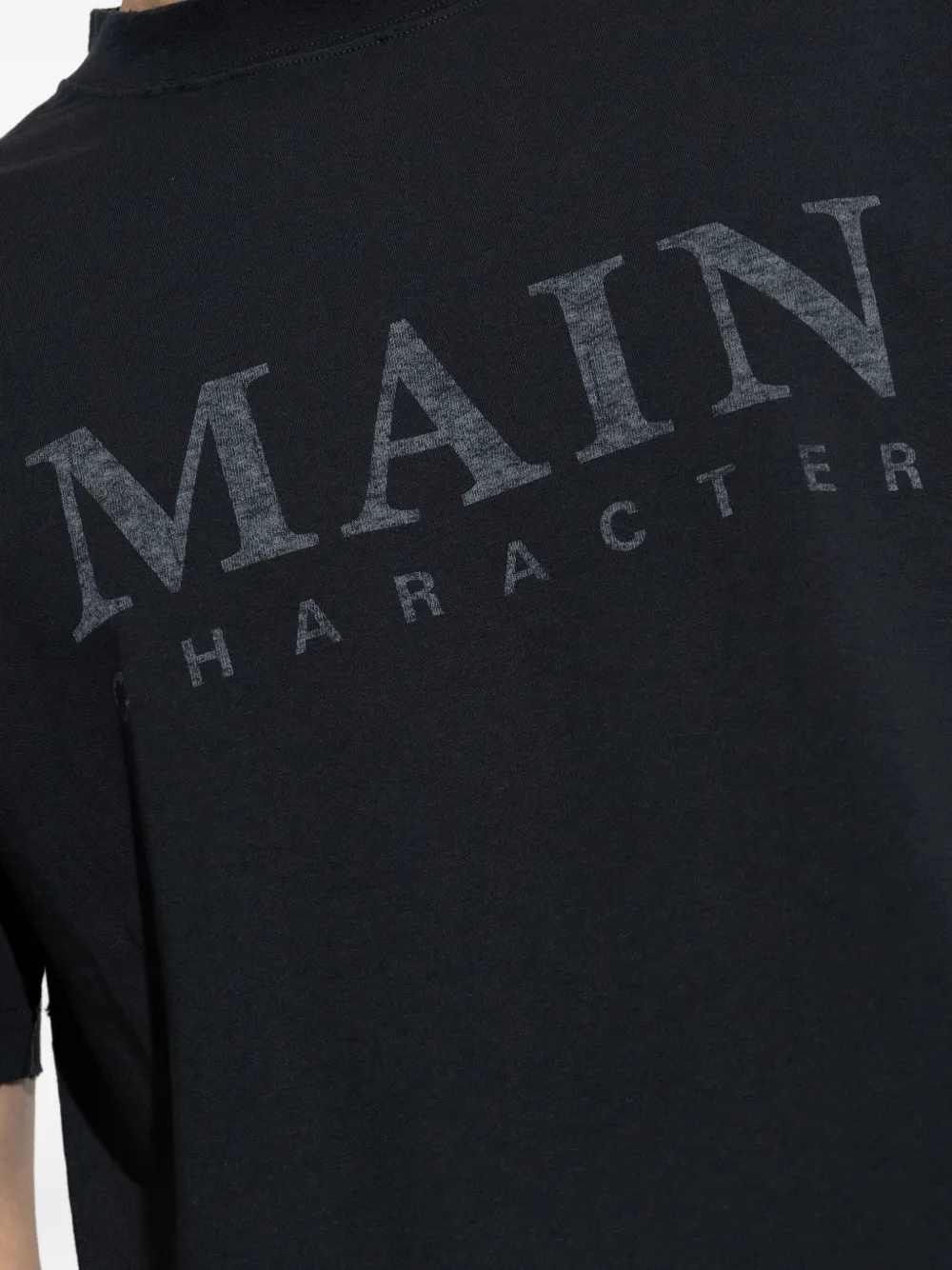 Balenciaga T-shirt met grafische print Zwart