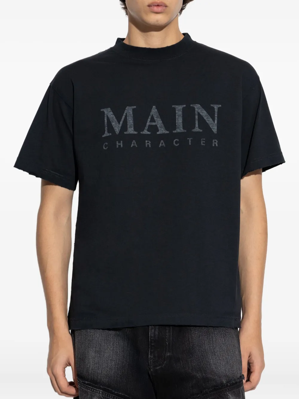 Balenciaga T-shirt met grafische print Zwart