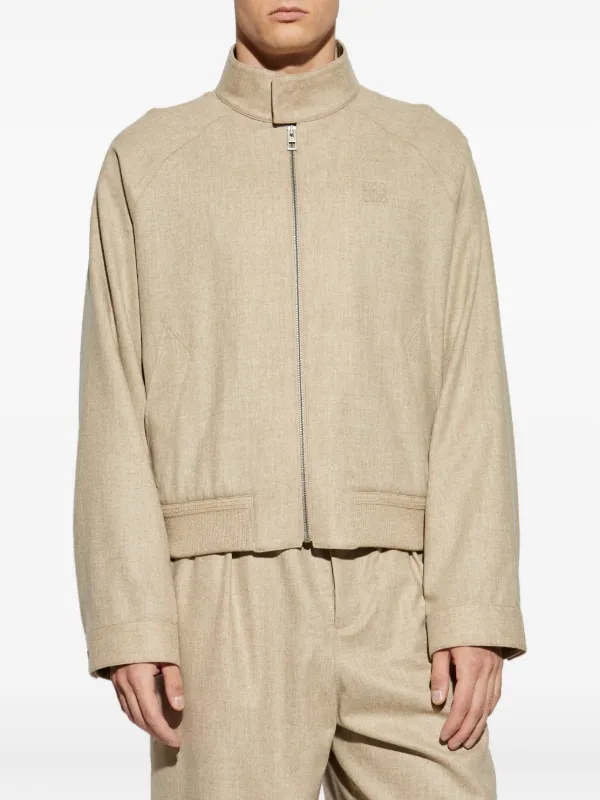 LOEWE ジップアップ ジャケット | ニュートラル | FARFETCH JP