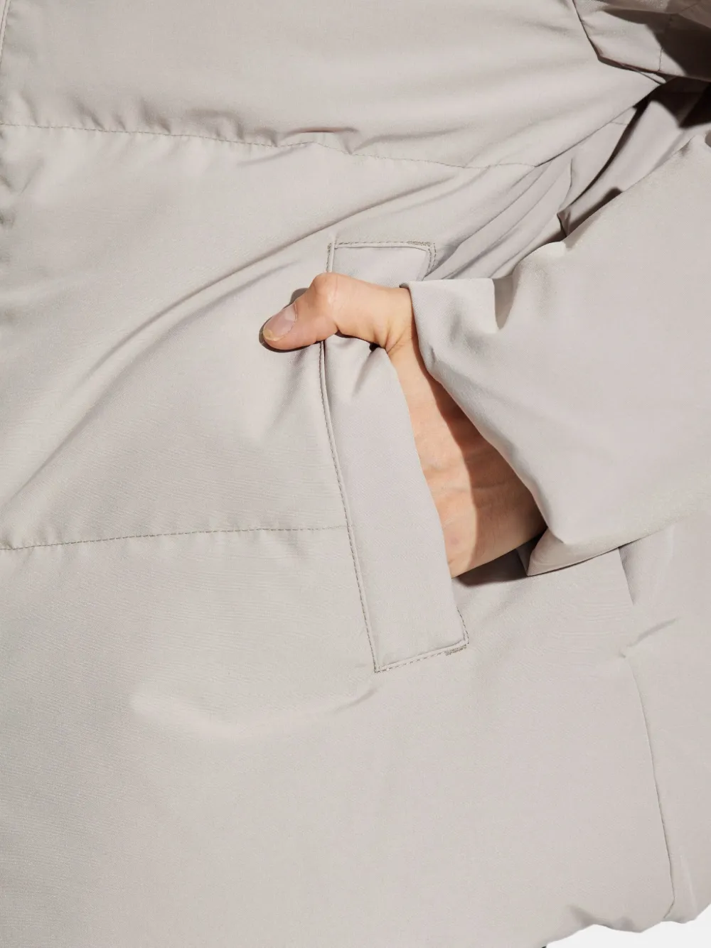 Canada Goose Gewatteerd jack met drukknoopsluiting Grijs