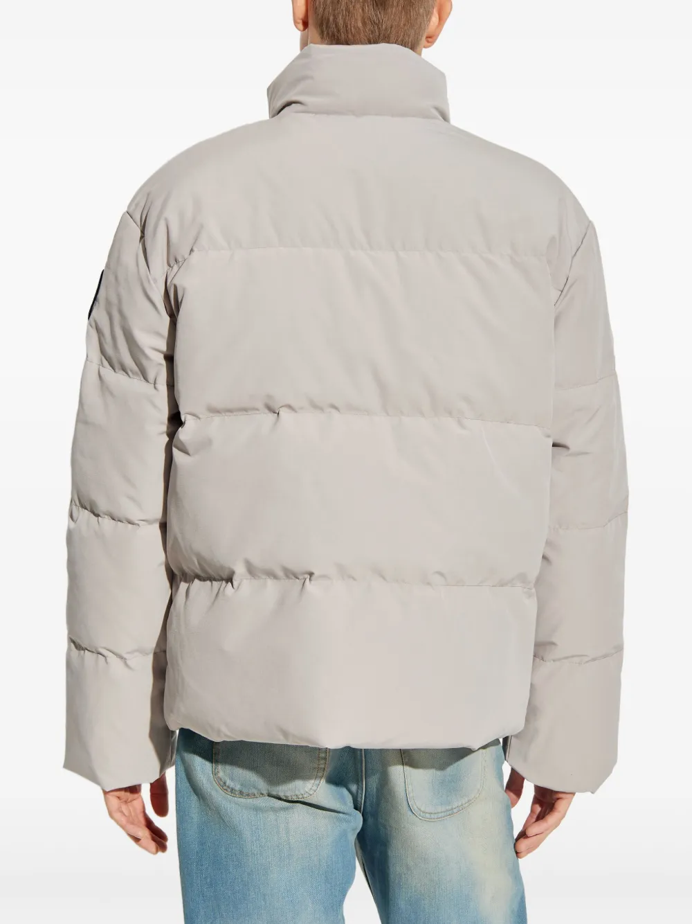 Canada Goose Gewatteerd jack met drukknoopsluiting Grijs