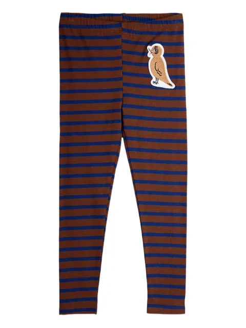 Mini Rodini Legging com patch de pássaro