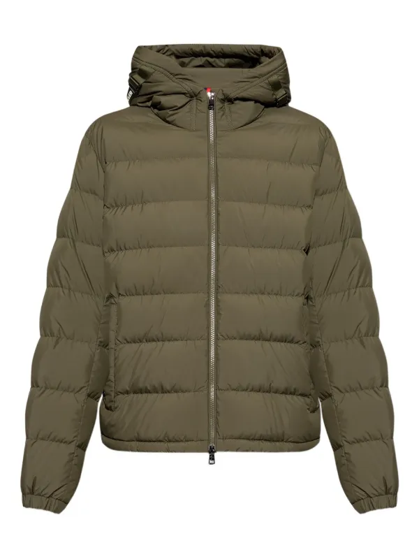 Moncler Laveraet Hooded Down Jacket | Green | FARFETCH