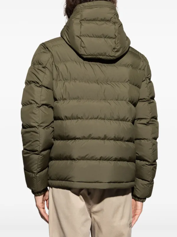Moncler Laveraet Hooded Down Jacket | Green | FARFETCH