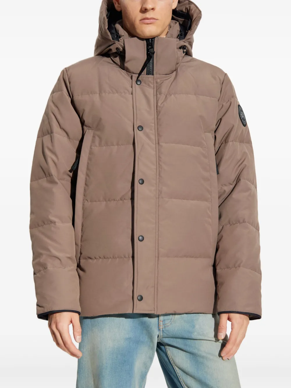 Canada Goose Gewatteerd jack met capuchon Beige