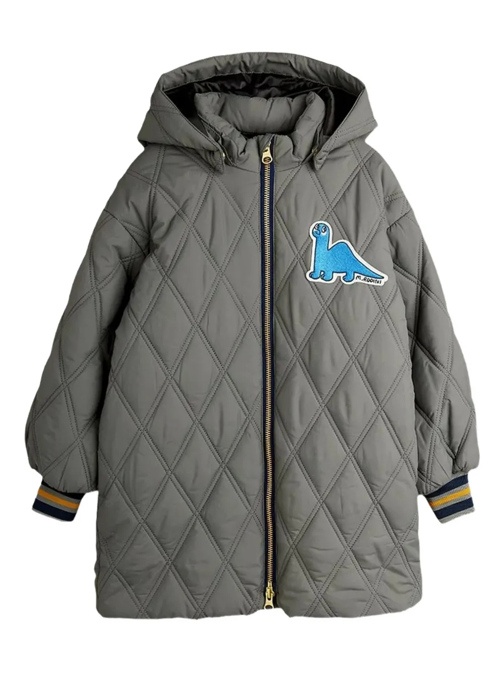 Mini Rodini dinosaur-patch jacket | Padded Jackets | Image 2