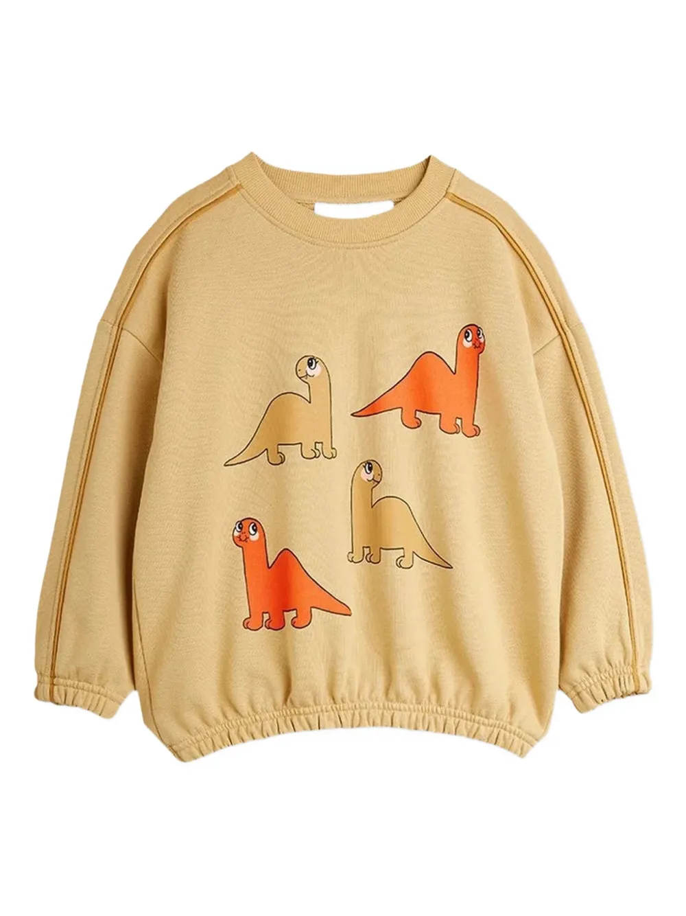 Mini Rodini Kids' Dino Sweatshirt In Brown
