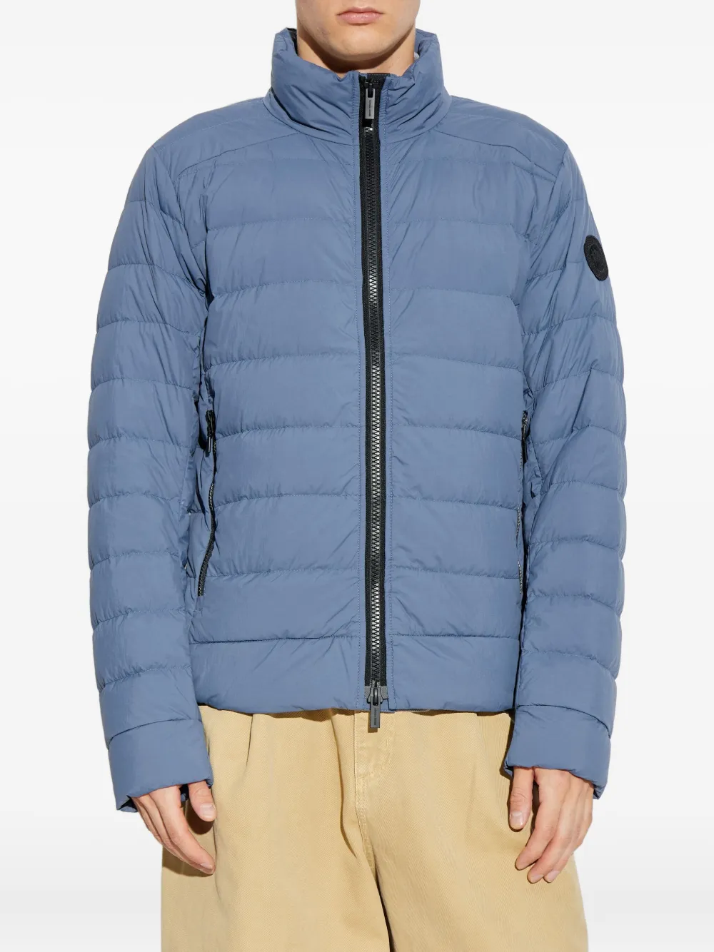 Canada Goose Gewatteerd jack met rits Blauw