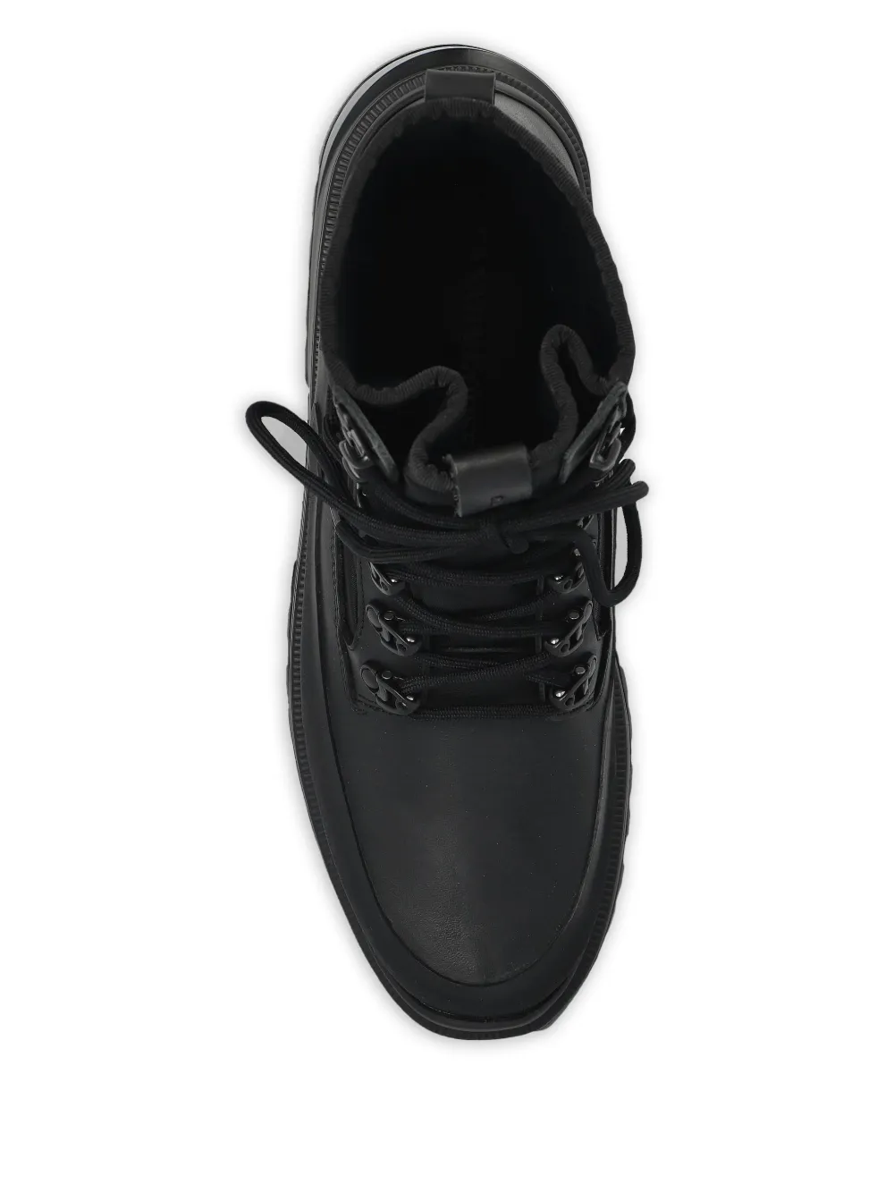 Canada Goose Leren veterlaarzen Zwart