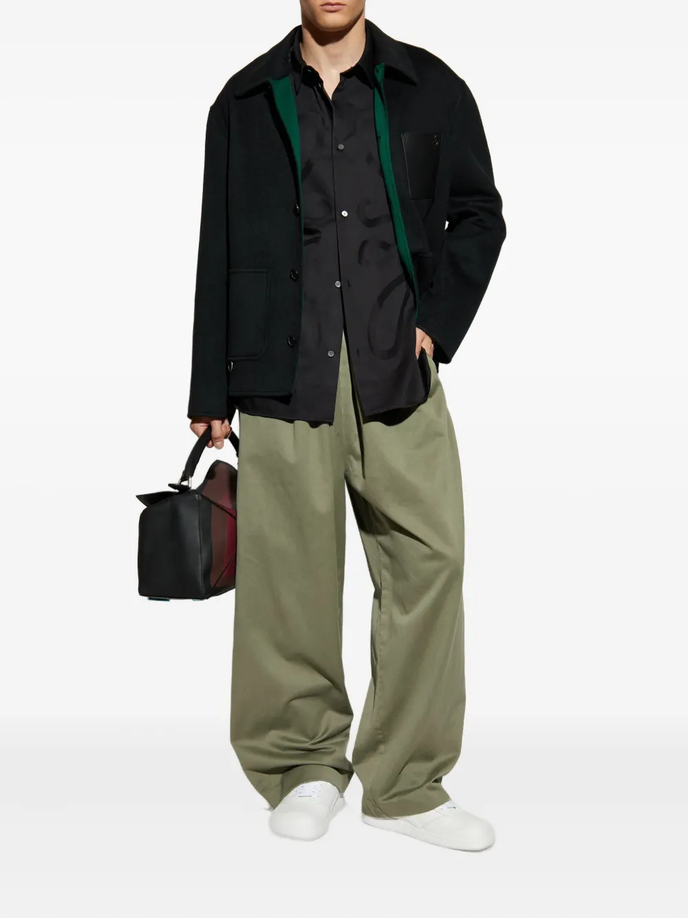 LOEWE veste à logo Anagram en relief | Surchemises | Image 2