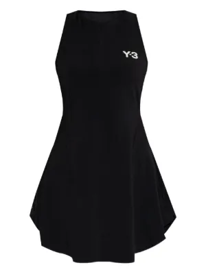 その他 Y-3 Text Dress Yohji Yamamoto X Adidas (Y-3) Black V-Back Dress – Vintage TTS