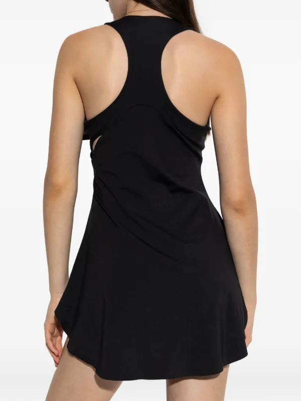 Y3 Logo-detail Tennis Dress - Black