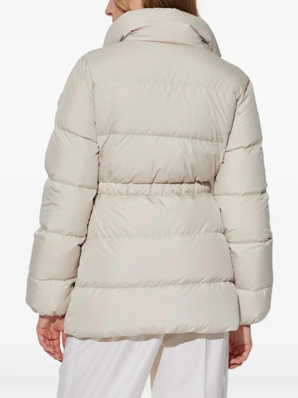 Moncler Brossette Short Down Jacket Clothing In White