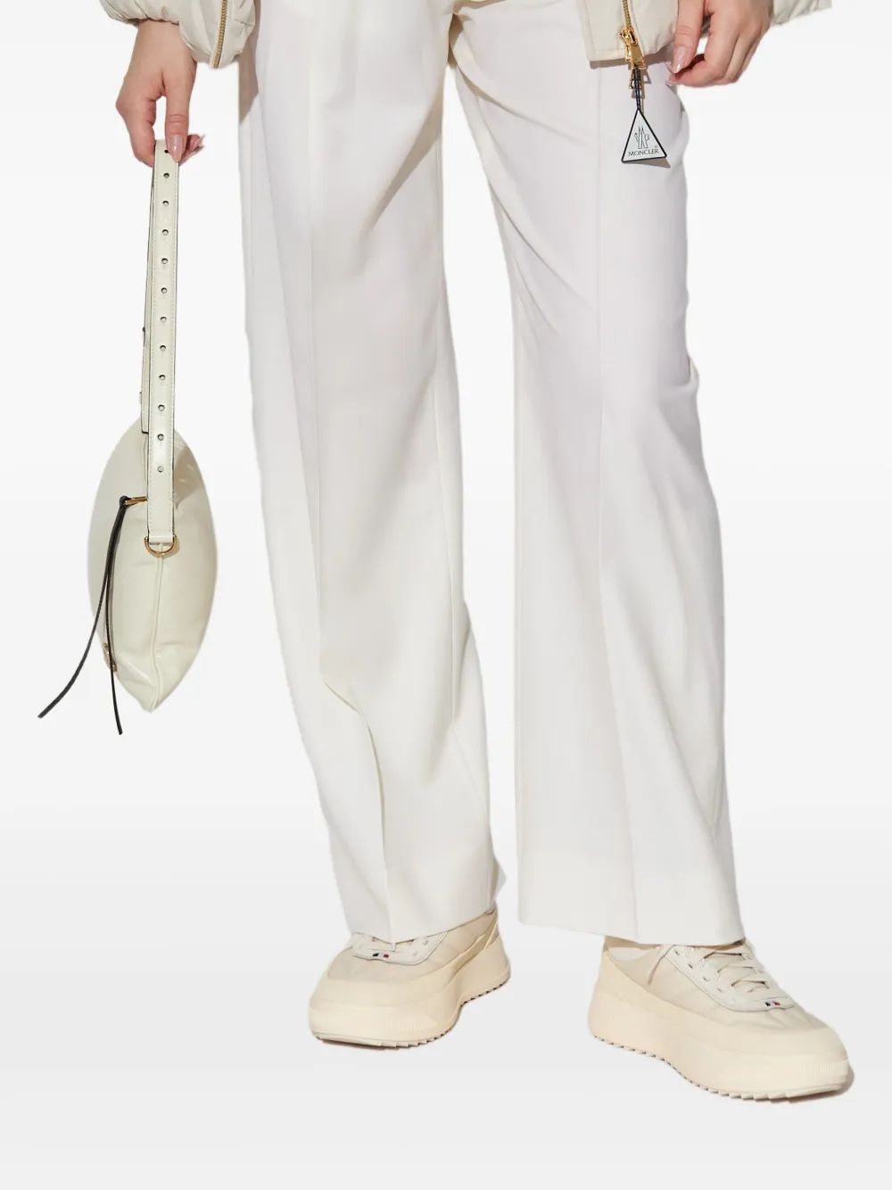 Moncler Brossette Short Down Jacket Clothing In White