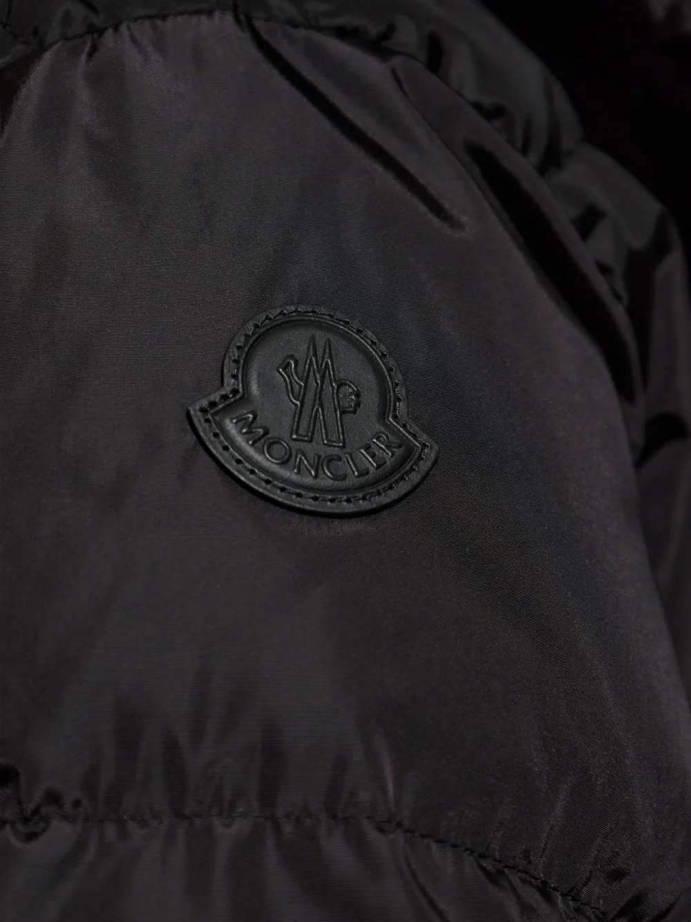 Moncler Briant Padded Coat In Black