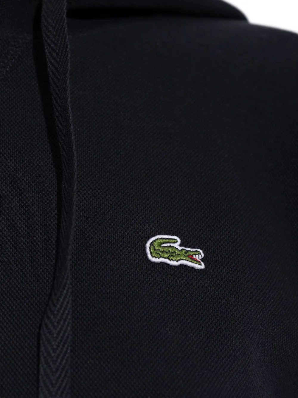 Lacoste Hoodie met logodetail Blauw