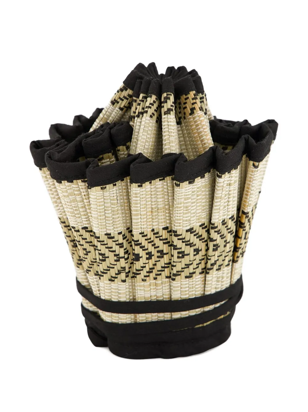 Lorna Murray Pleated Bucket Hat In Neutral