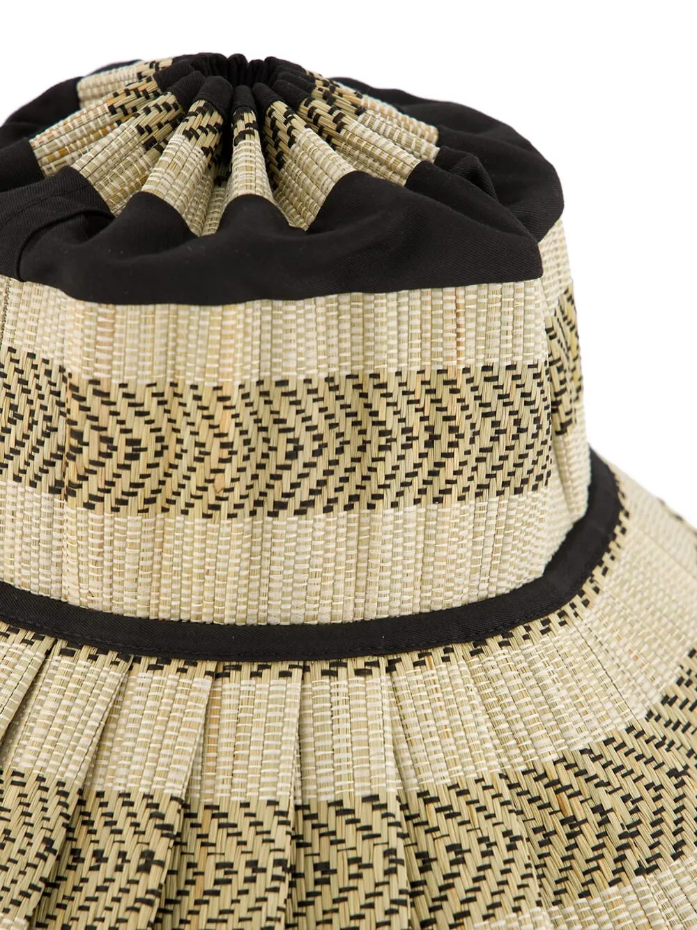 Lorna Murray Pleated Bucket Hat In Neutral