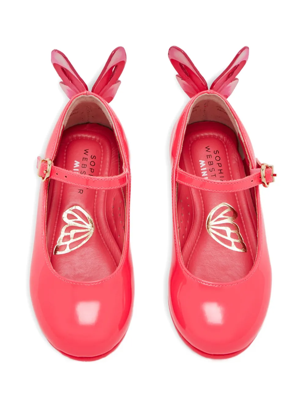 Sophia Webster Mademoiselle ballerina's met vlinderstrik Roze