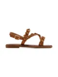 Sam Edelman flower-embellished buckle sandals - Brown