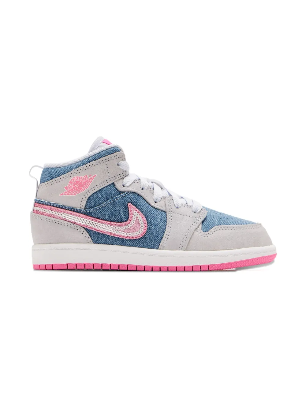 Nike Kids Jordan 1 sneakers Grey
