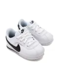 Nike Kids swoosh-detail leather sneakers - White