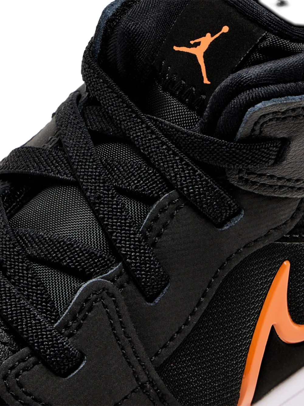 Nike Kids hi-top leather sneakers Black