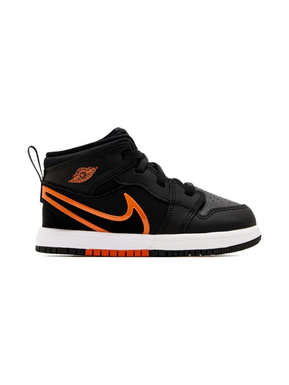 Nike Kids hi-top leather sneakers Black