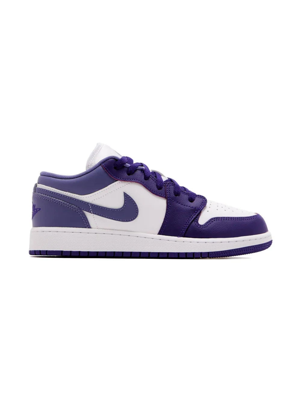 Nike Kids low-top leather sneakers Purple