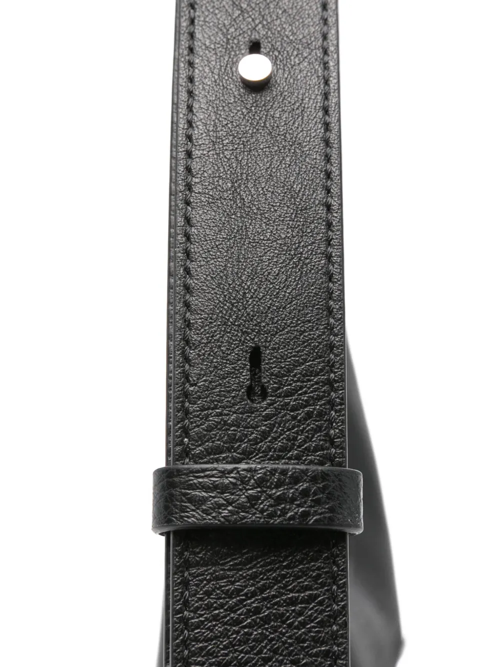 Aesther Ekme Crescent Leather Tote Bag In Black