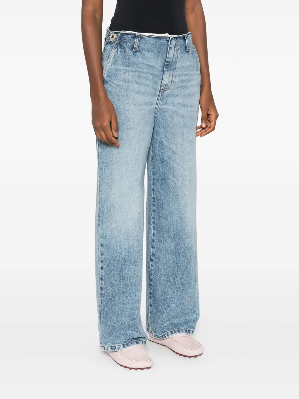 Lois Jeans Denim Wide-leg Jeans In Blue