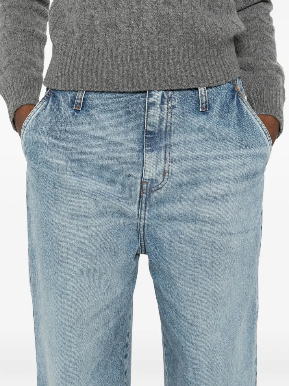 Lois Jeans Denim Wide-leg Jeans In Blue