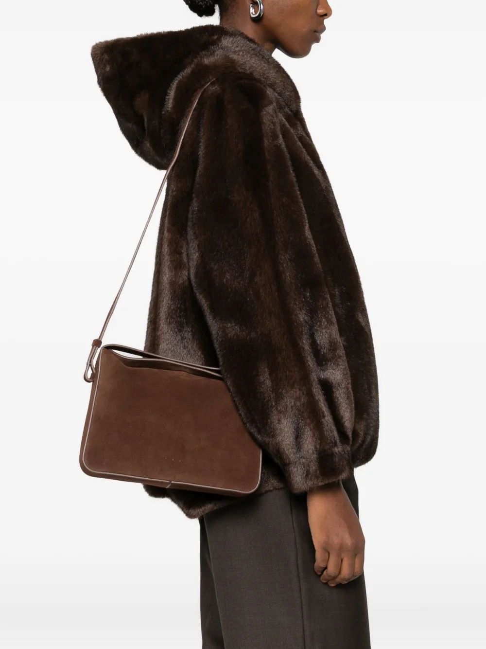 Aesther Ekme Suède shopper - Bruin