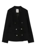 Semicouture Carrie double-breasted blazer - Black