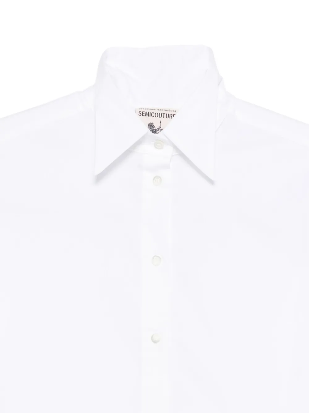 Semicouture Button-down Shirt In White